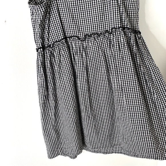 Urban Renewal Black White Gingham Plaid Mini Dress - Picture 7 of 10